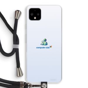 MSN: Pixel 4 XL Transparant Hoesje met koord