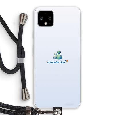 MSN: Pixel 4 XL Transparant Hoesje met koord