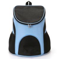 Portable opvouwbare nylon ademend pet carrier rugzak grootte: 33 x 30 x 24cm (blauw)