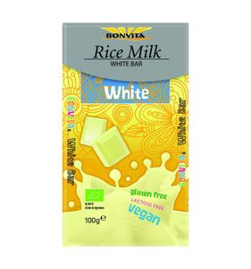 Rijstmelk chocolade wit bio