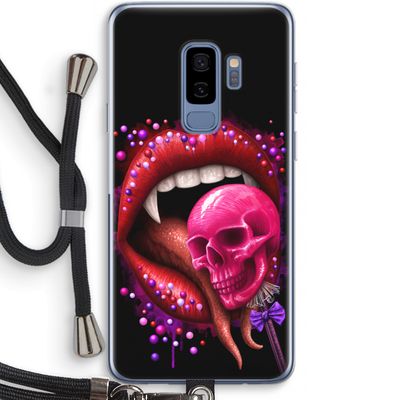 Dodelijk zoet: Samsung Galaxy S9 Plus Transparant Hoesje met koord