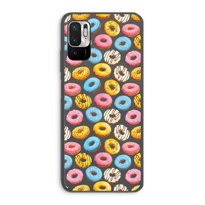 Pink donuts: Xiaomi Redmi Note 10 5G Transparant Hoesje