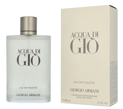 Armani - Giorgio Armani Aqua Di Gio Eau de Toilette Spray Refillable 200 ml Heren