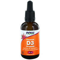 NOW Vitamine D3 Druppels 60ml