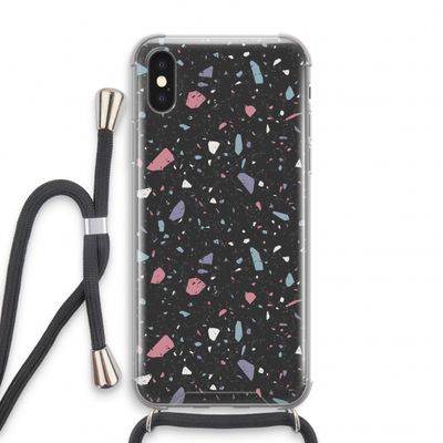 Terrazzo N°16: iPhone XS Transparant Hoesje met koord