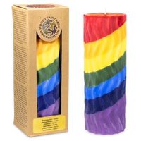 Geurkaars Regenboog Golvend