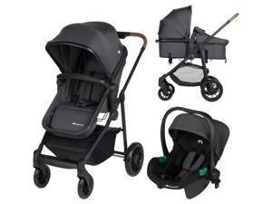 Bebe Confort Haze Trio Reissysteem buggy 1 zitplaats(en) Zwart