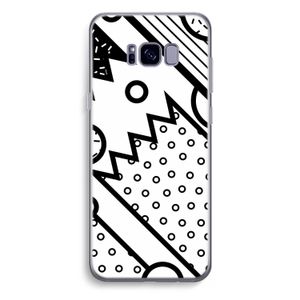 Pop Art #4: Samsung Galaxy S8 Plus Transparant Hoesje