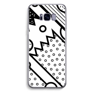 Pop Art #4: Samsung Galaxy S8 Plus Transparant Hoesje