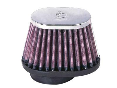 K&N Luchtfilter universeel verchroomd, Universele luchtfilters voor de moto, RC-1820