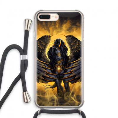 Pegasus: iPhone 8 Plus Transparant Hoesje met koord