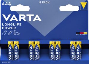 Batterij Varta Longlife Power 8xAAA