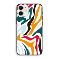 Colored Zebra: iPhone 12 Biologisch afbreekbaar hoesje