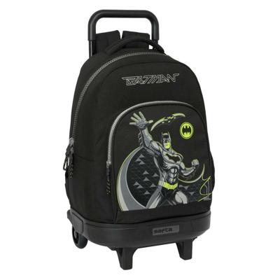 Schoolrugzak met Wielen Batman Game over Zwart 33 x 45 x 22 cm