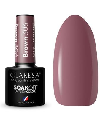Claresa uv/led gellak 5ml brown 306 classic look