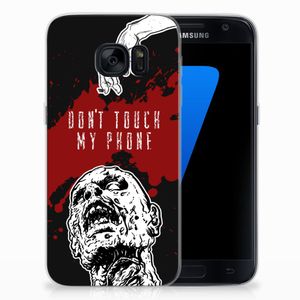 Samsung Galaxy S7 Silicone-hoesje Zombie Blood