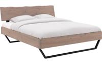 Goossens Bedframe Slade, Bedframe 180 x 220 cm hoofdbord organisch