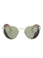 Oliver Peoples lunettes de soleil Cesarino-L à monture ronde - Argent