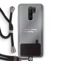uzelf graag zien: Xiaomi Redmi 9 Transparant Hoesje met koord