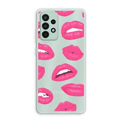 Bite my lip: Samsung Galaxy A52s 5G Transparant Hoesje