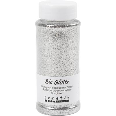 Creativ Company Bio sparkles, zilver, 140 ml/ 1 doosje