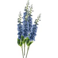 Kunstbloem Ridderspoor/delphinium Roland - 5x - 87 cm - blauw - kunst zijdebloemen