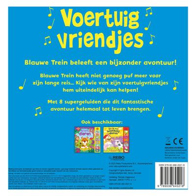 Rebo Publishers Voertuigvriendjes - 8 geluiden