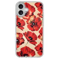 iPhone 16 hybride hoesje - Poppy garden