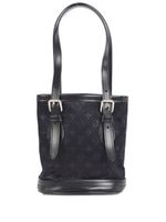 Louis Vuitton Pre-Owned mini sac seau en satin (2001) - Noir