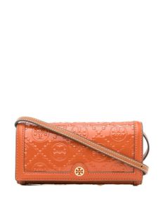 Tory Burch sac porté épaule T Monogram - Orange