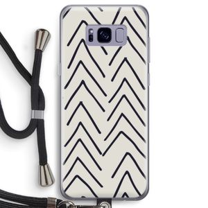 Marrakech Arrows: Samsung Galaxy S8 Transparant Hoesje met koord