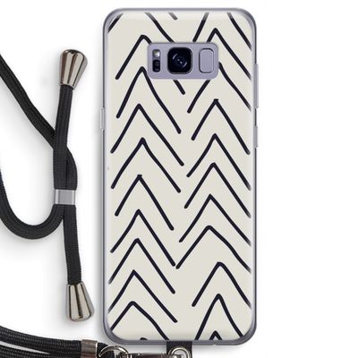 Marrakech Arrows: Samsung Galaxy S8 Transparant Hoesje met koord