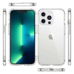 Apple iPhone 13 Pro Max TPU Hoesje Anti-shock Transparant