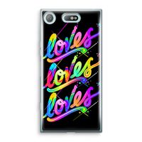 Loves: Sony Xperia XZ1 Compact Transparant Hoesje