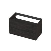 INK - Onderkast 2L Decor Softclose Tbv Greep - 900x450x520 Mm - Houtskool Eiken