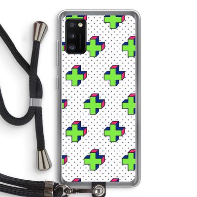 8-bit N°10: Samsung Galaxy A41 Transparant Hoesje met koord