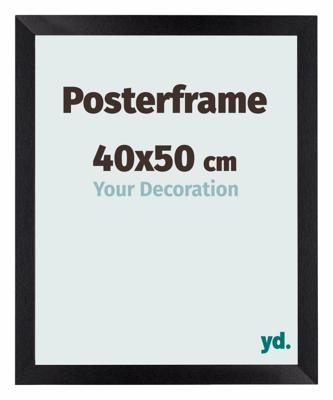 Posterlijst 40x50cm Zwart Mat MDF Parma Posterlijst 40x50cm Zwart Mat MDF Parma