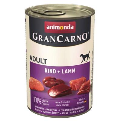 ANIMONDA GranCarno Adult Manzo e agnello - cibo umido per cani - 400 g