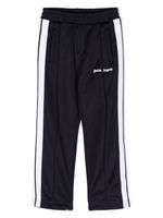 Palm Angels Kids pantalon de jogging à logo imprimé - Bleu