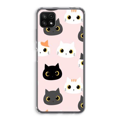 Katten: Samsung Galaxy A22 5G Transparant Hoesje