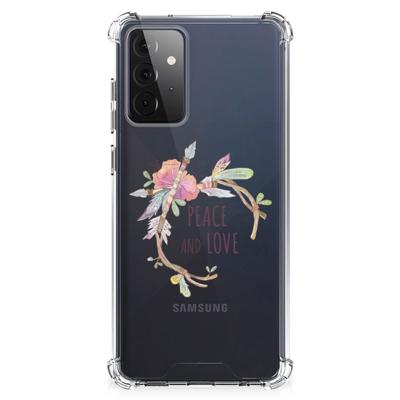 Samsung Galaxy A72 4G/5G Stevig | Bumper Hoesje | Boho Text Samsung Galaxy A72 4G/5G Stevig | Bumper Hoesje | Boho Text