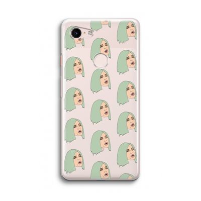King Kylie: Google Pixel 3 Transparant Hoesje