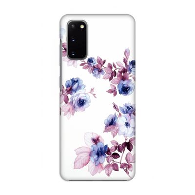 Waterverf bloemen: Volledig geprint Samsung Galaxy S20 Hoesje