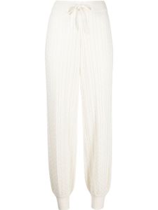 Madeleine Thompson pantalon Lily en cachemire - Blanc