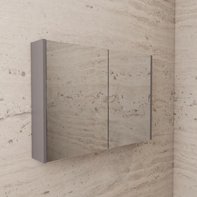 Spiegelkast BWS Riga 120 cm, 2 Deuren Leigrijs