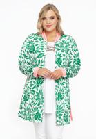Yoek Cardi-jack wide bottom MYKONOS | Groen | Maat 58/60