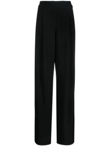 Ermanno Scervino pantalon ample à taille-haute - Noir