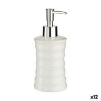 Zeepdispenser Berilo Wit Metaal Keramisch Golven 260 ml (12 Stuks)