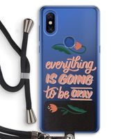 Optimistic flower girl: Xiaomi Mi Mix 3 Transparant Hoesje met koord