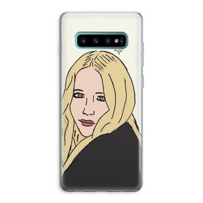 Mary Kate: Samsung Galaxy S10 Plus Transparant Hoesje